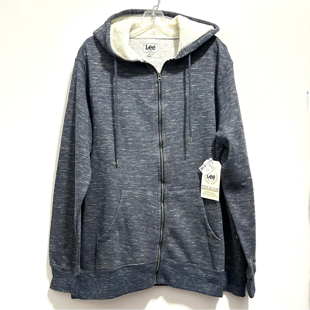 NWT LEE Sherpa Men’s Premium Lined Sherpa Hooded Jacket